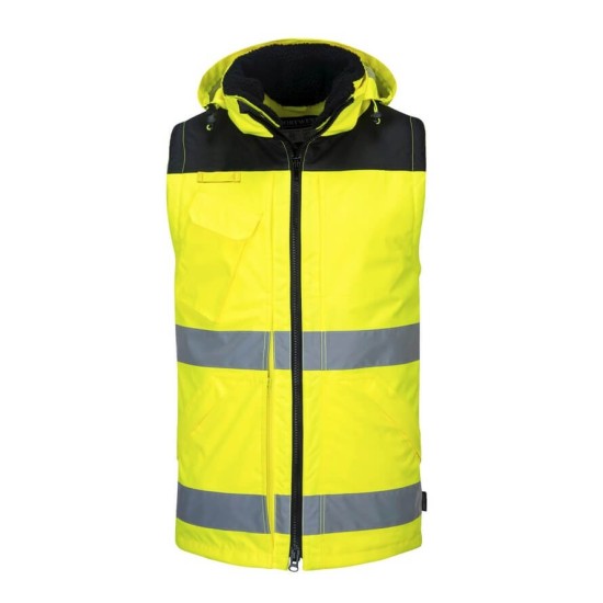 Jacheta reflectorizanta Hi-Vis Premium 3-in-1 [C469] Galben si negru