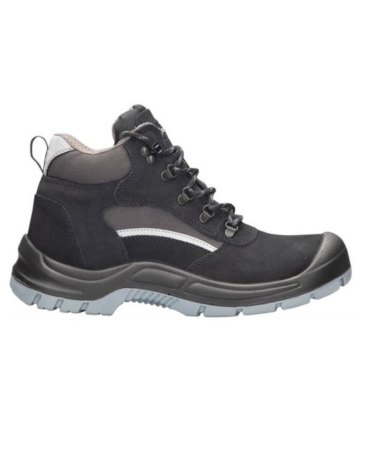 Bocanci de protectie bombeu metalic si lamela, S1P [G3168] Negru