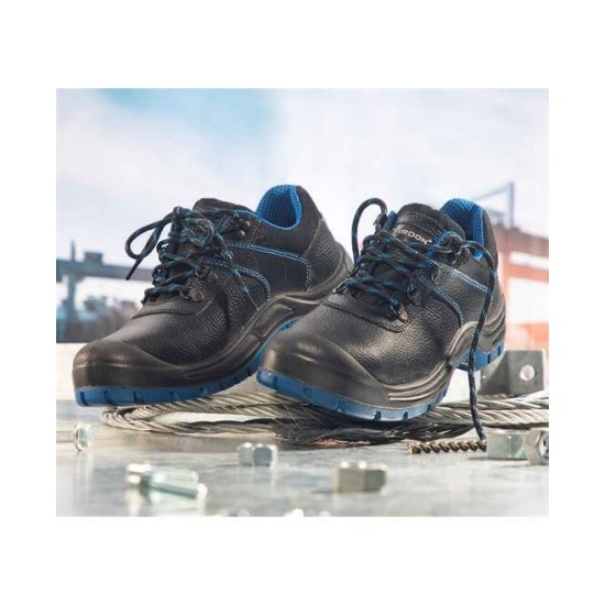 Pantofi de protectie cu bombeu metalic si lamela, talpa PU/PU, S3 [G3285]