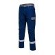 Pantaloni ignifugi antistatici protectie arc electric Bizflame Ultra [FR06] Albastru