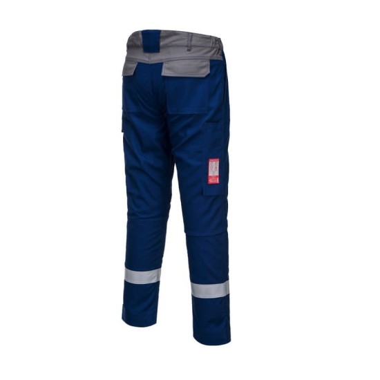 Pantaloni ignifugi antistatici protectie arc electric Bizflame Ultra [FR06] Albastru