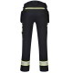 Pantaloni de lucru stretch premium DX440, negru galben Pantaloni de lucru stretch premium DX440, negru galben
