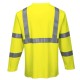 Tricou cu maneca lunga ignifug, reflectorizant Hi-Vis, antistatic [FR96] Galben