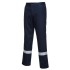 Pantaloni de protectie ignifuga, dungi reflectorizante, Bizweld Iona [BZ14] Bleumarin