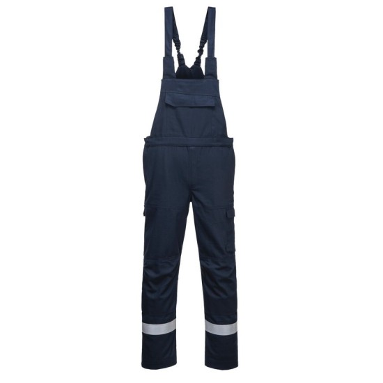 Salopeta de protectie cu pieptar ignifuga, reflectorizanta, Bizflame Ultra [FR67] Bleumarin