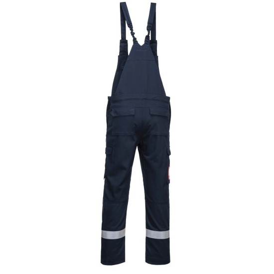 Salopeta de protectie cu pieptar ignifuga, reflectorizanta, Bizflame Ultra [FR67] Bleumarin