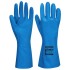 Manusi de protectie antichimica din nitril, impermeabile, Food Safe[A814] Albastru