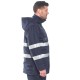 Jacheta de protectie ignifuga vatuita, reflectorizanta, antistatica, Bleumarin Jacheta de protectie ignifuga vatuita, reflectorizanta, antistatica, Bleumarin