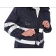Jacheta de protectie ignifuga vatuita, reflectorizanta, antistatica, Bleumarin Jacheta de protectie ignifuga vatuita, reflectorizanta, antistatica, Bleumarin