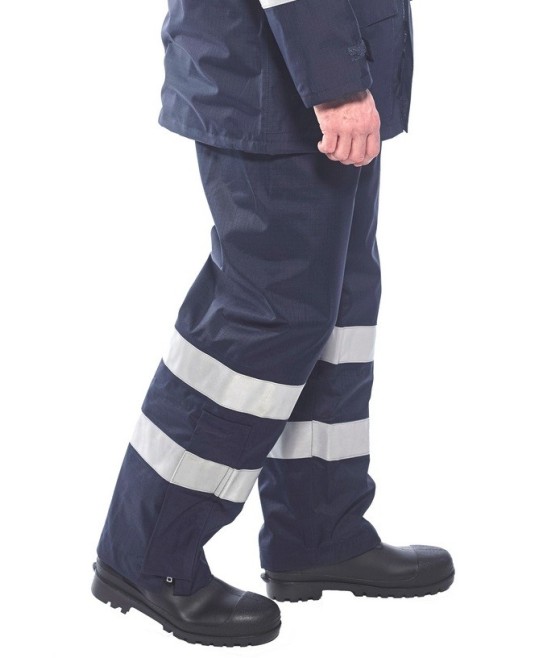 Pantaloni impermeabili Bizflame Rain protectie multipla, Bleumarin
