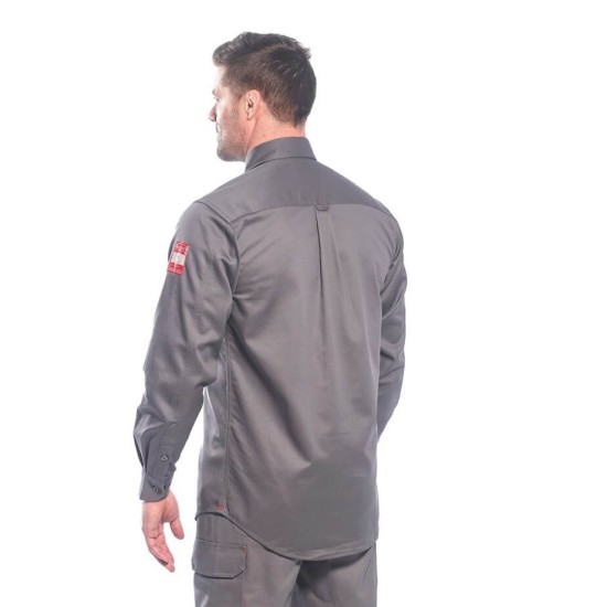 Camasa ignifuga cu protectie arc electric, Gri Camasa ignifuga cu protectie arc electric, Gri