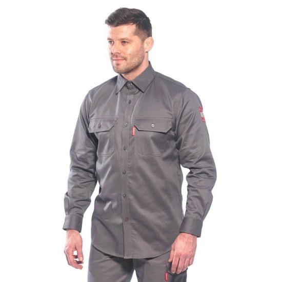 Camasa ignifuga cu protectie arc electric, Gri Camasa ignifuga cu protectie arc electric, Gri