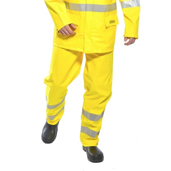 Pantaloni de protectie Sealtex Flame Hi-Vis reflectorizant [FR43] Galben