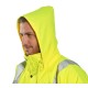 Jacheta vatuita reflectorizanta, Hivis, impermeabila, Galben