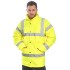 Jacheta vatuita reflectorizanta, Hivis, impermeabila, [S460] Galben