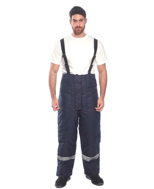 Pantaloni de protectie pentru depozite frigorifice, protectie deosebita la frig [CS11] Bleumarin