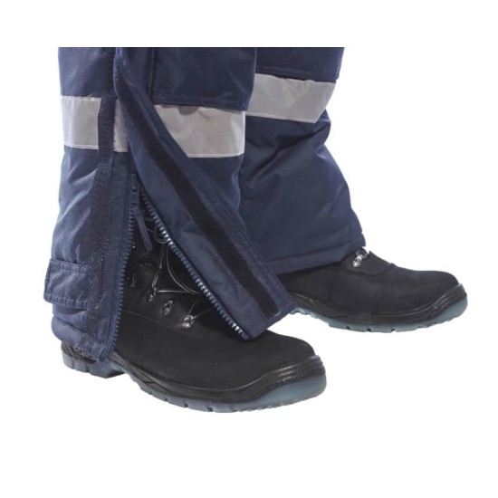 Pantaloni de protectie pentru depozite frigorifice, protectie deosebita la frig [CS11] Bleumarin