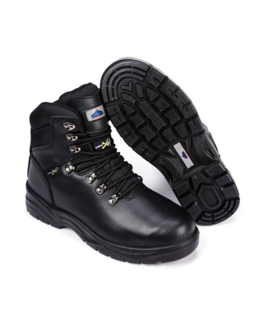 Bocanci de protectie bombeu compozit si lamela, protectie metatarsiana, S3 M [FD17] Negru