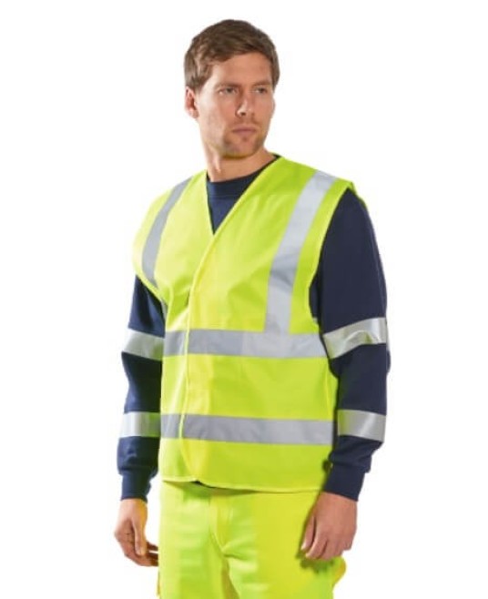 Vesta reflectorizanta Hi-Vis Two Band & Brace [C470] Galben