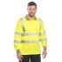 Tricou polo cu maneca lunga reflectorizant, HiVis, 175g/m2 [S277] Galben