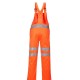 Salopeta de protectie cu pieptar reflectorizanta, HiVis, tercot 280g/m2 [RT43] Portocaliu