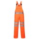 Salopeta de protectie cu pieptar reflectorizanta, HiVis, tercot 280g/m2 [RT43] Portocaliu