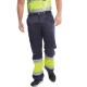 Pantaloni reflectorizanti Hi-Vis Two Tone Combat [E049] Galben si bleumarin