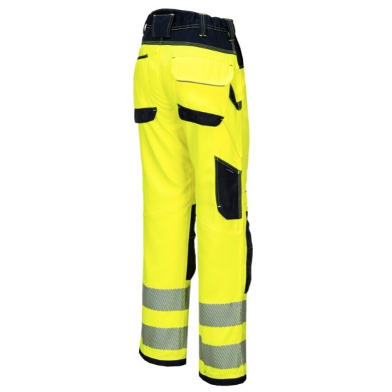 Pantaloni de protectie reflectorizanti, gama premium  PW3 [PW340] Galben si Bleumarin