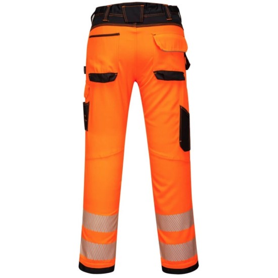 Pantaloni de protectie reflectorizanti, gama premium  PW3 [PW340] Portocaliu si negru