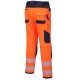 Pantaloni de protectie reflectorizanti, gama premium  PW3 [PW340] Portocaliu si negru