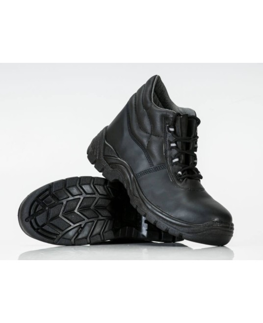 Bocanci de protectie, bombeu compozit si lamela, talpa PU/PU, S1P [FC10] Negru