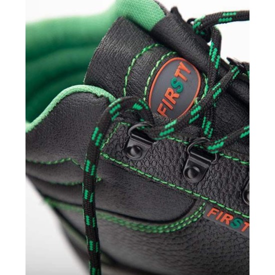 Bocanci de protectie S3 [G3098] Negru si verde