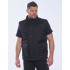 Vesta vatuita, impermeabila,  buzunar telefon, strat superior PVC [S415] Negru