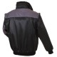 Jacheta de protectie vatuita , 4 in 1, impermeabila, bicolora[PJ20] Negru si gri
