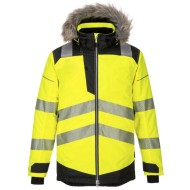 Jacheta vatuita HiVis reflectorizanta, calitate premium, galben si negru [PW369] 