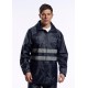 Jacheta de protectie reflectorizanta vatuita, impermeabila, bomber, Iona Lite, Negru Jacheta de protectie reflectorizanta vatuita, impermeabila, bomber, Iona Lite, Negru
