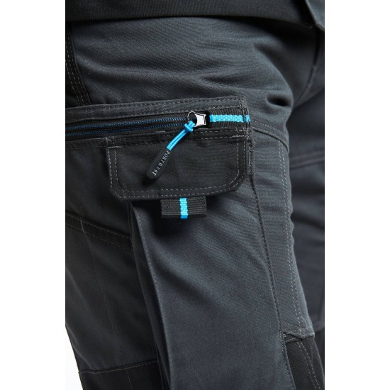 Pantaloni de lucru calitate premium Portwest, material stretch, colectia WX3 [T701] Gri si negru