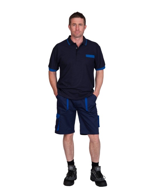 Pantaloni de lucru scurti gama Quality Portwest, colectia Texo Contrast [TX14] Negru