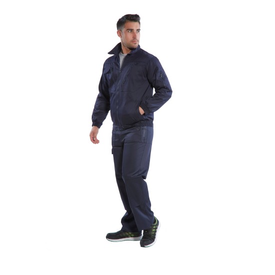 Pantaloni de lucru rezistenti, 11 buzunare, tercot, 245g/m2, scund, negru Pantaloni de lucru rezistenti, 11 buzunare, tercot, 245g/m2, scund, negru