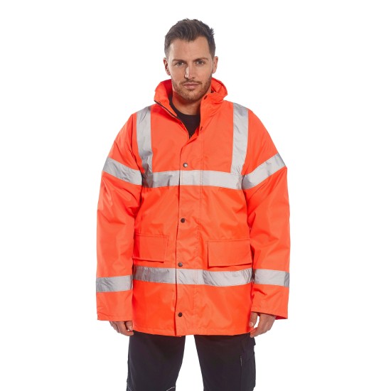 Jacheta vatuita reflectorizanta, inalta vizibilitate, HiVis [RT30] Portocaliu