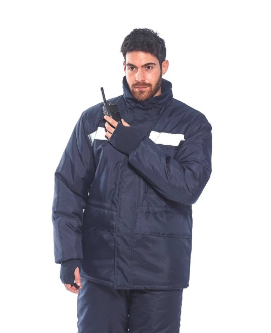 Jacheta de protectie pentru depozite frigorifice, protectie deosebita la frig [CS10] Bleumarin