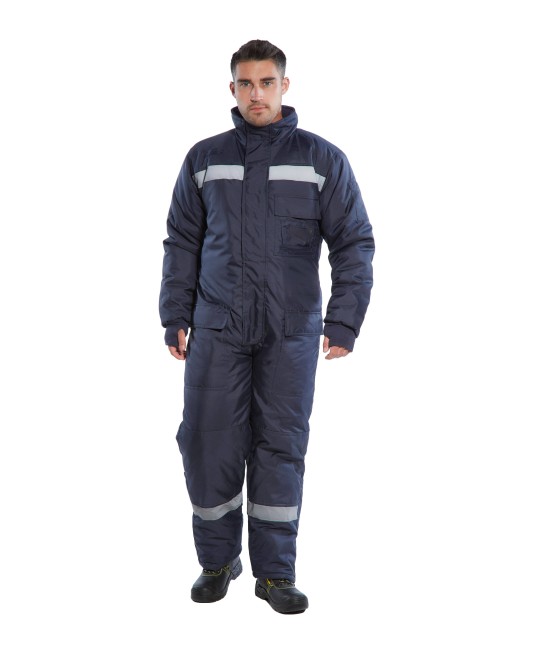 Combinezon de protectie pentru depozite frigorifice, protectie deosebita la frig [CS12] Bleumarin