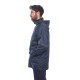 Jacheta de protectie vatuita, cu gluga, impermeabila, captusita cu fleece, Bleumarin Jacheta de protectie vatuita, cu gluga, impermeabila, captusita cu fleece, Bleumarin