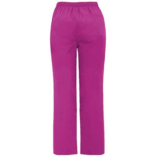 Pantaloni unisex industria alimentara, fucsia