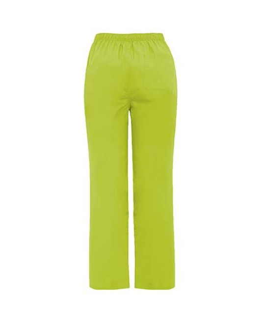 Pantaloni subtiri industria alimentara sau Curatenie, tercot 160g/m2, verde fistic 