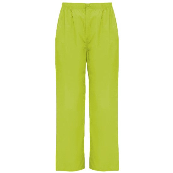 Pantaloni unisex industria alimentara, verde fistic 