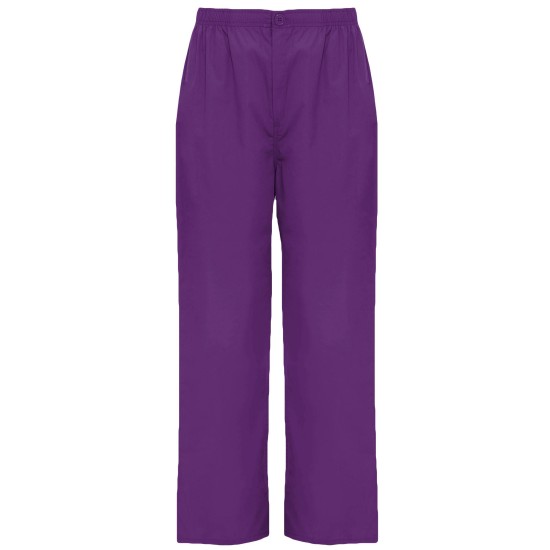 Pantaloni unisex industria alimentara, violet
