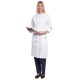 Halat medical pentru femei, calitate premium, tercot, 210g/m2 [LW56] Alb