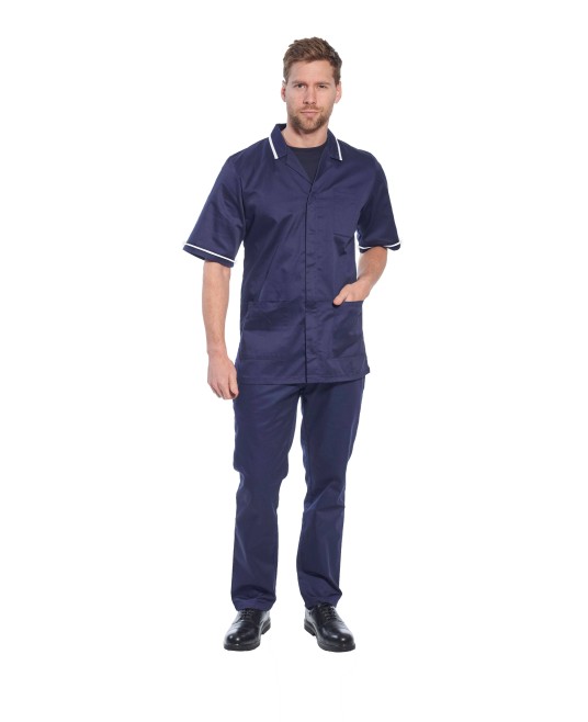 Halat scurt pentru barbati, 210g/m2 [C820] Alb