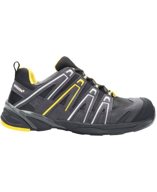 Pantofi de protectie S1, bombeu compozit, talpa cauciuc/TPU Negru